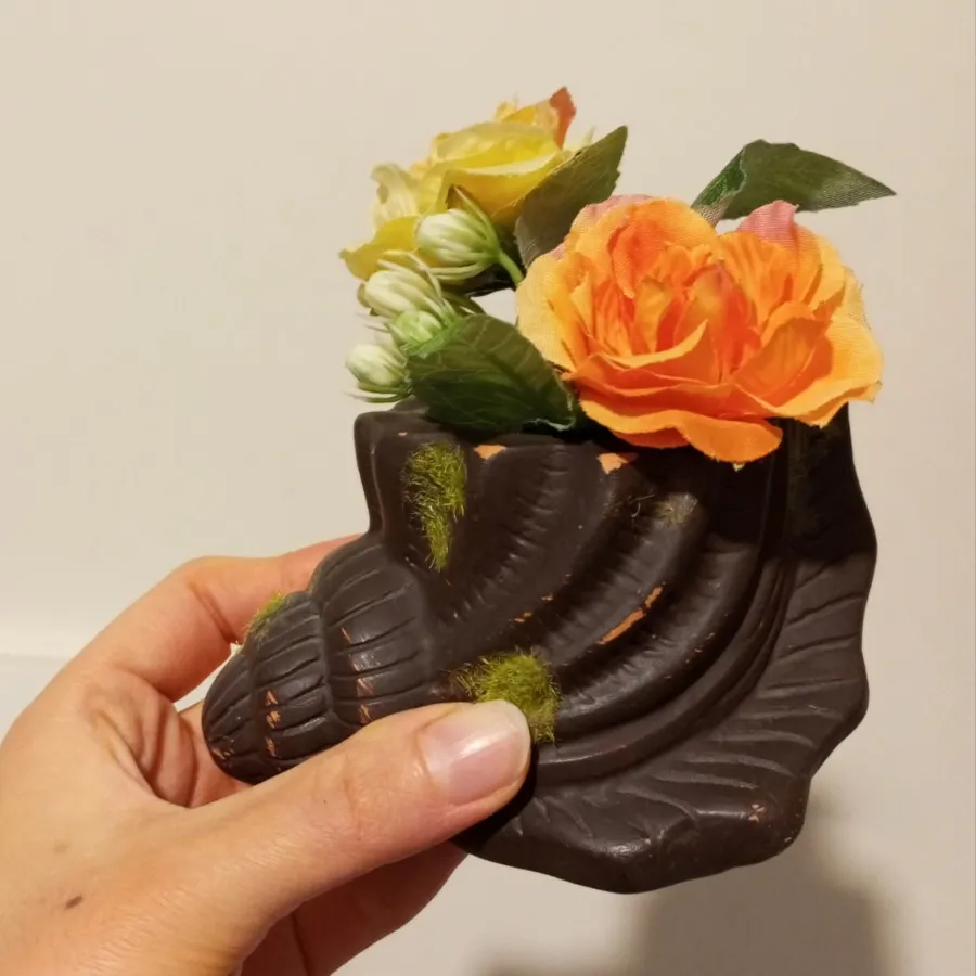 گلدان کوچک طرح تنه درخت