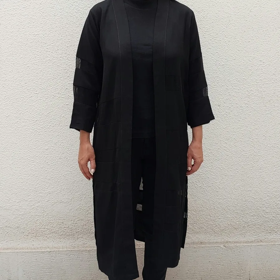 مانتو مشکی M