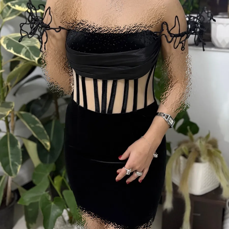 پیراهن مجلسی فشن مشکی ✨