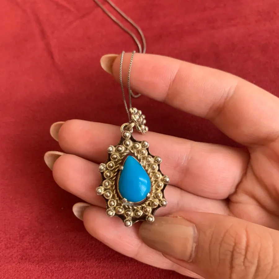 گردنبند نقره انتیک