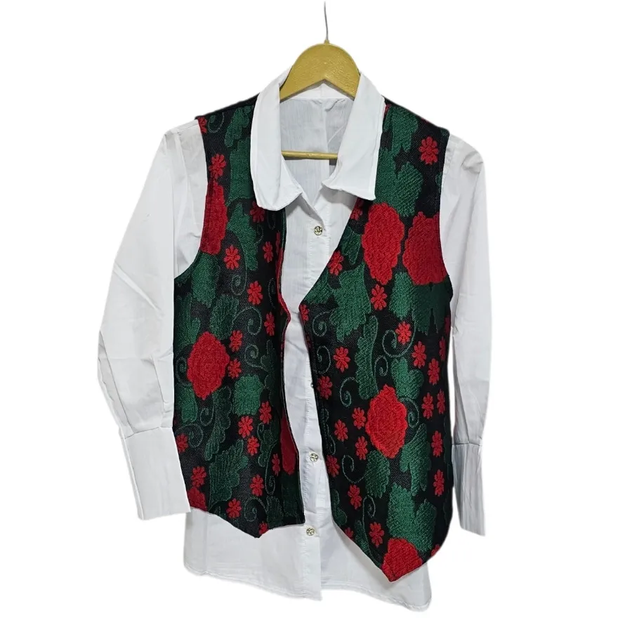 ست شومیز و جلیقه زیلورا