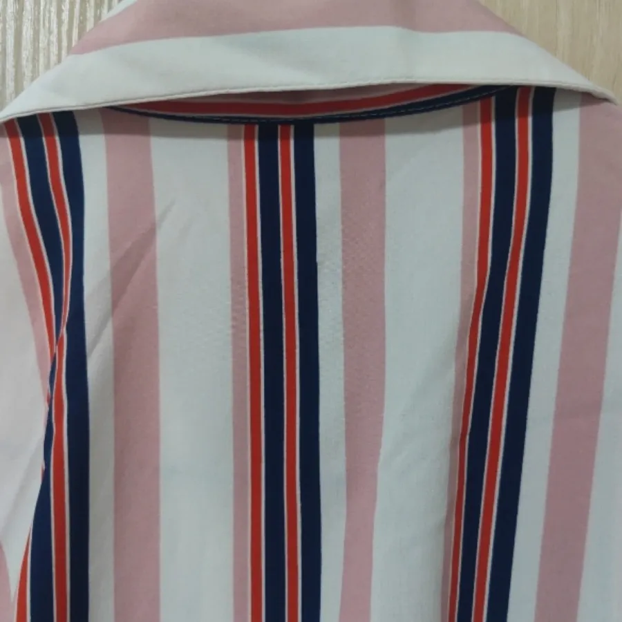 شومیز مانتویی راه‌راه