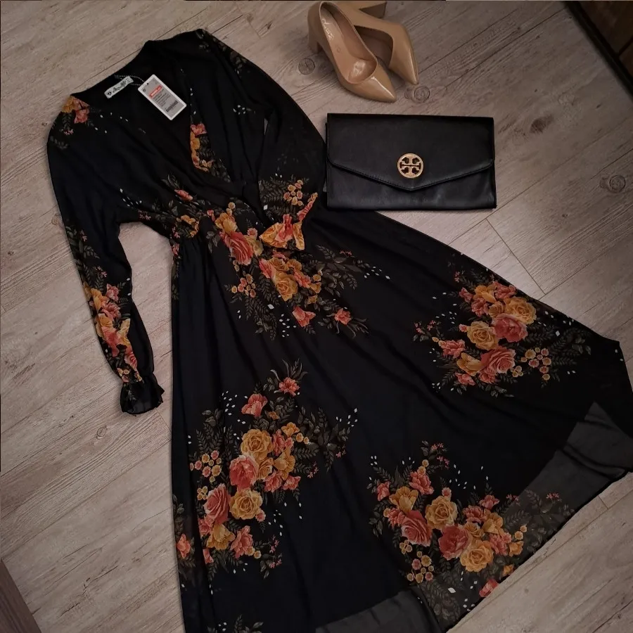 پیراهن پترن گل گلی