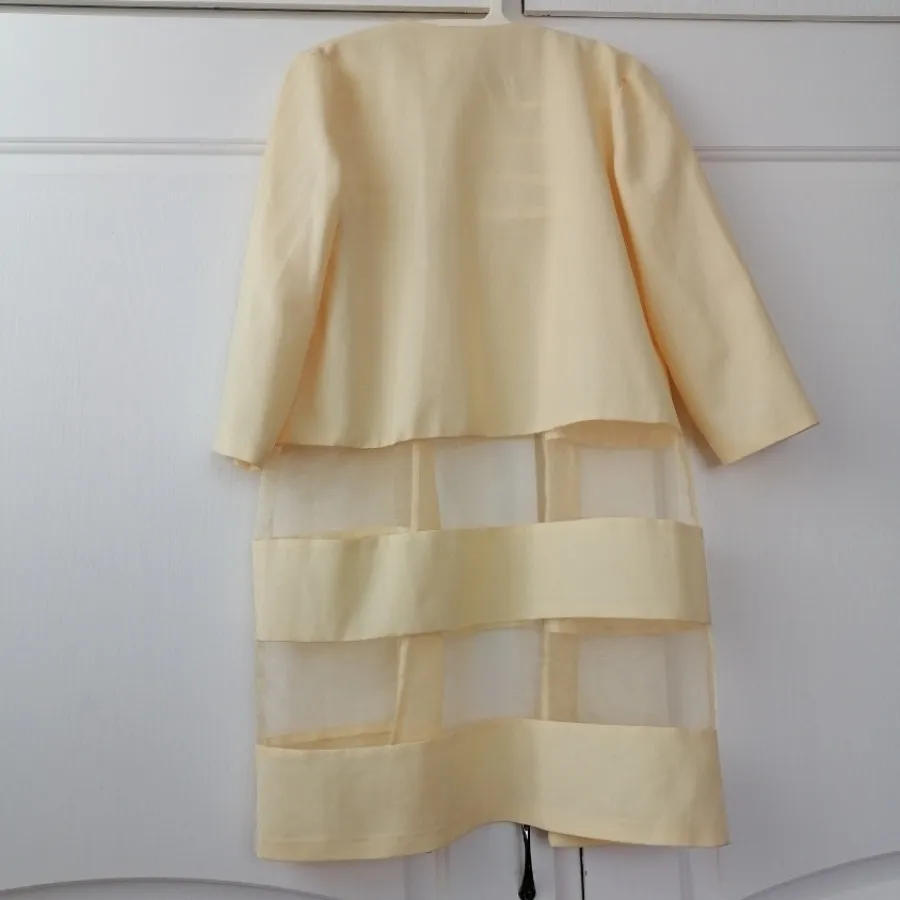 مانتو کتی زرد