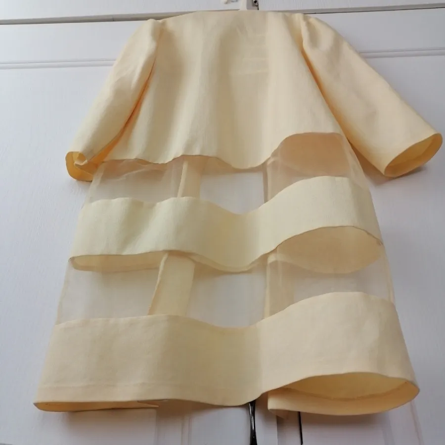 مانتو کتی زرد