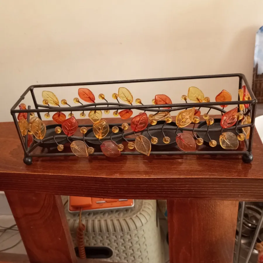 شمعدان 4 قلو طرح برگ