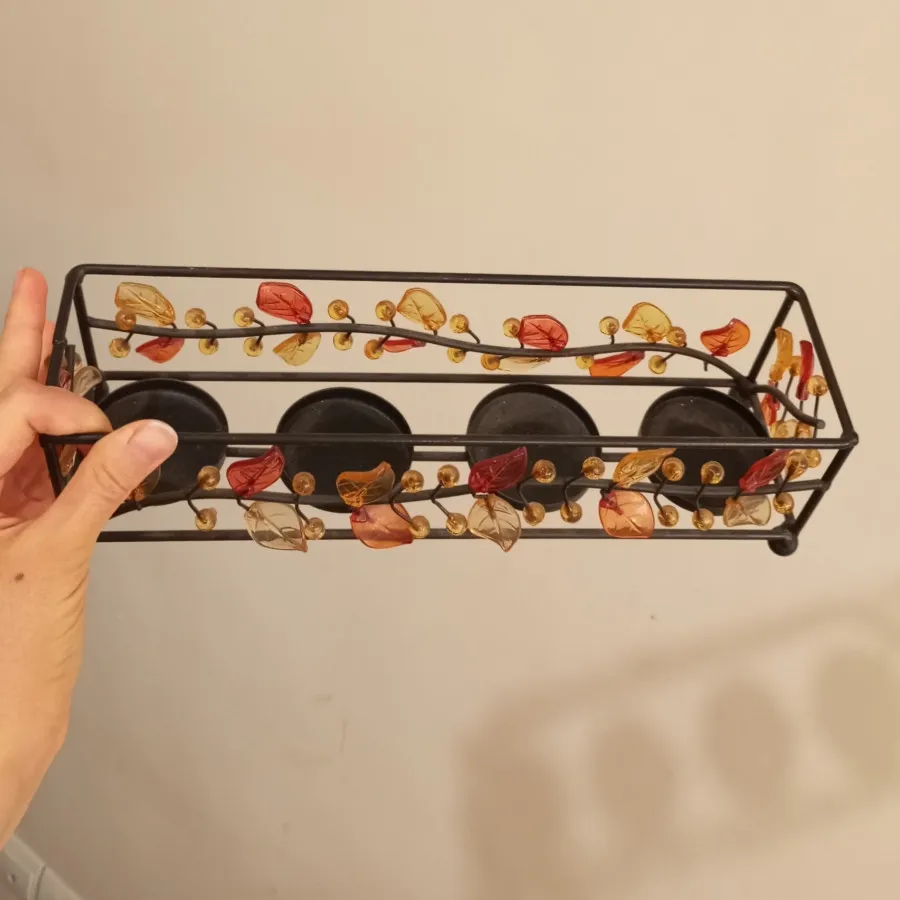 شمعدان 4 قلو طرح برگ