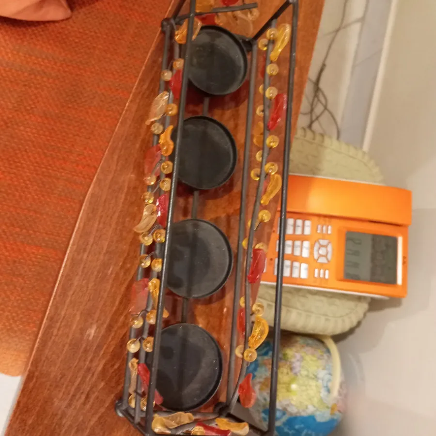 شمعدان 4 قلو طرح برگ