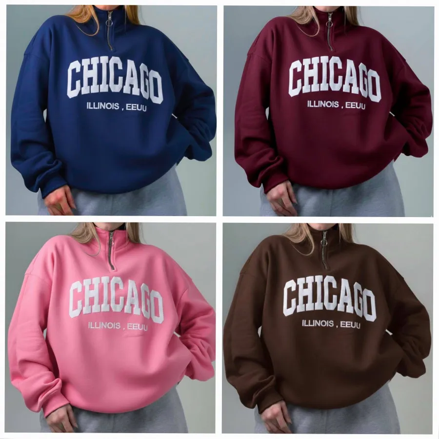 سویشرت اسپرت نیم زیپ