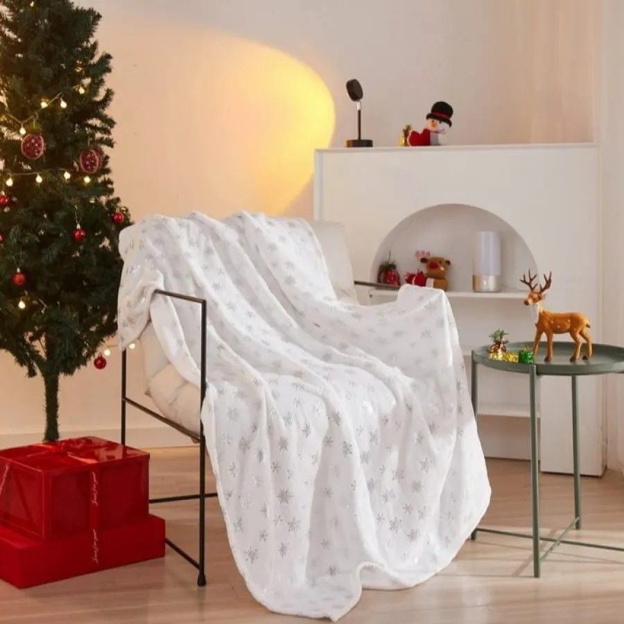 پتو کادویی برفی کریسمسی