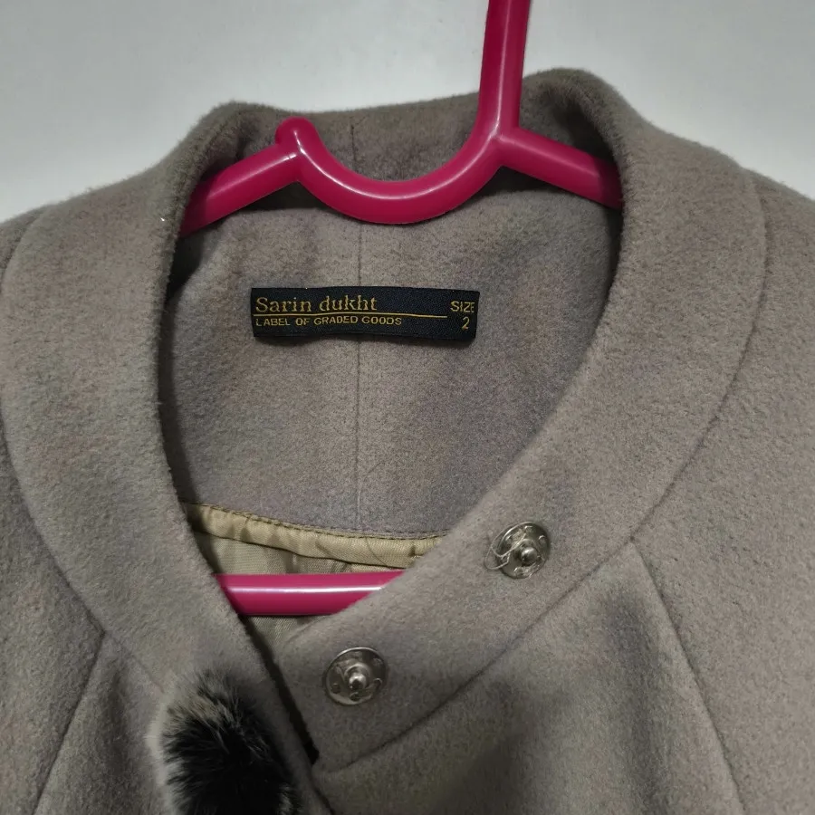 پالتو زمستانی آستین بافت