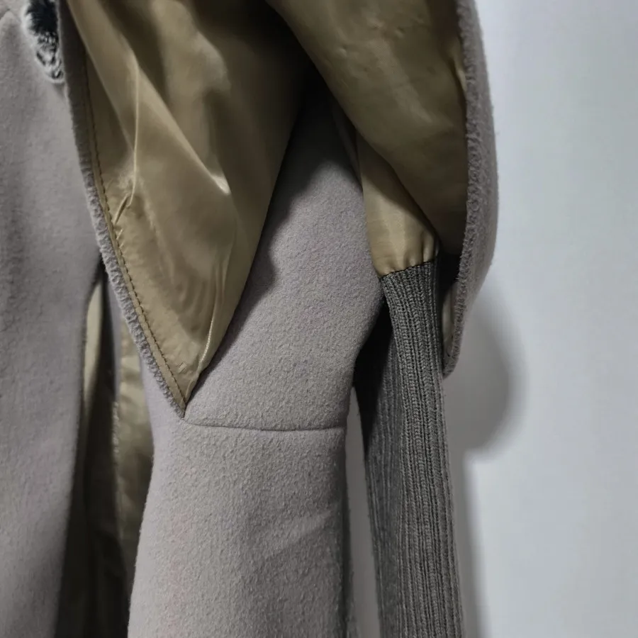 پالتو زمستانی آستین بافت