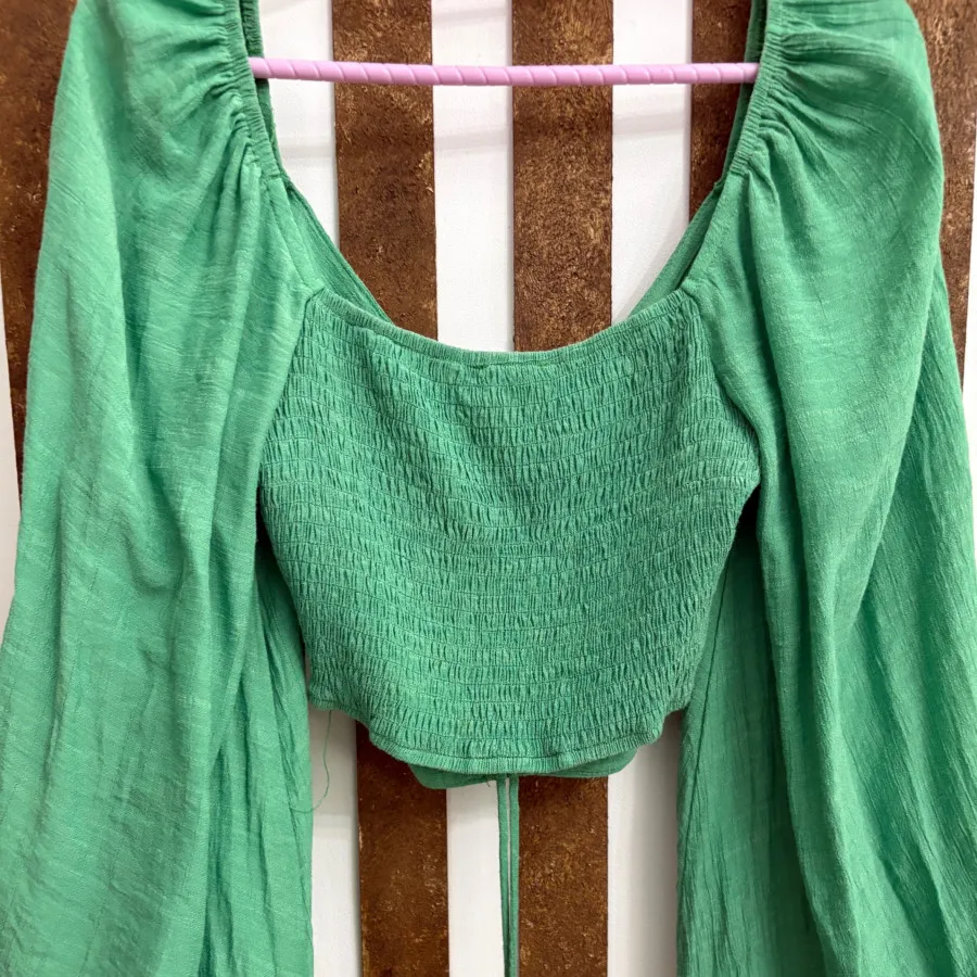 کراپ استین بلند