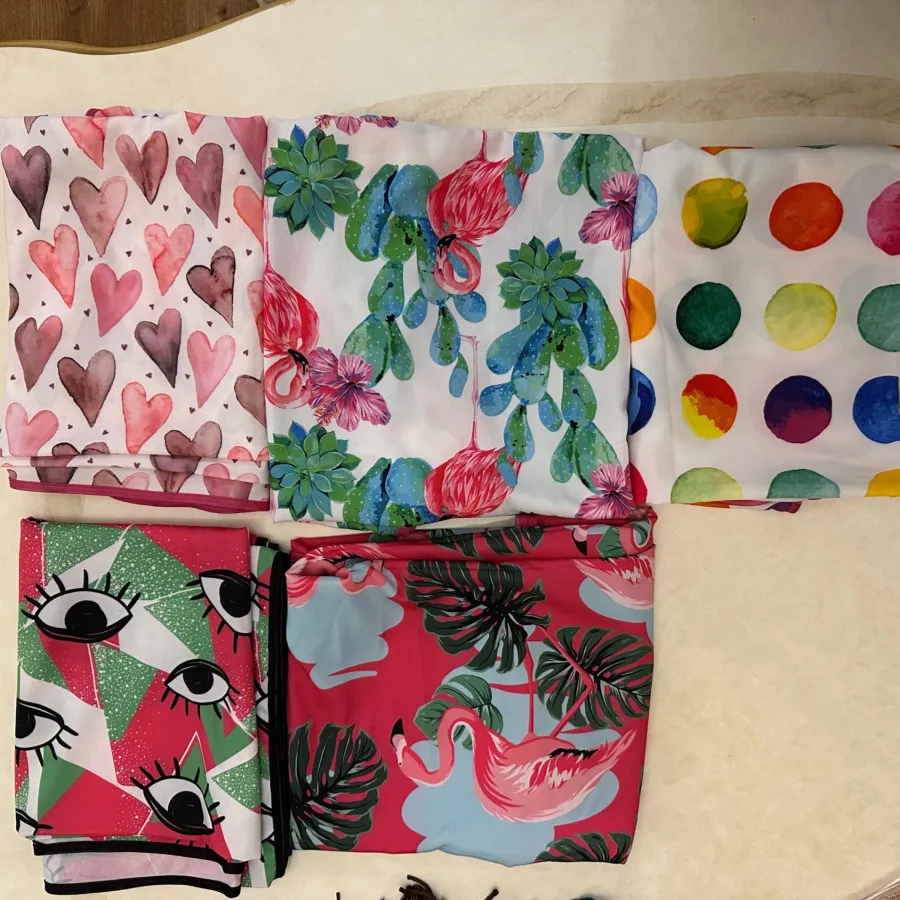 شال کرپ نخ ضخیم