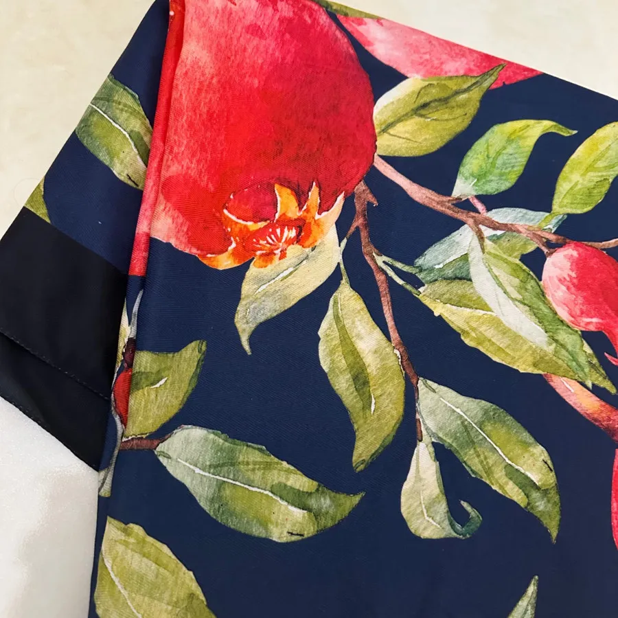 روسری جناقی طرح یلدا انار