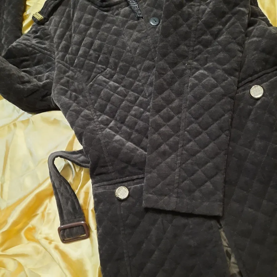 پالتو قهوه ایی تیره جیر