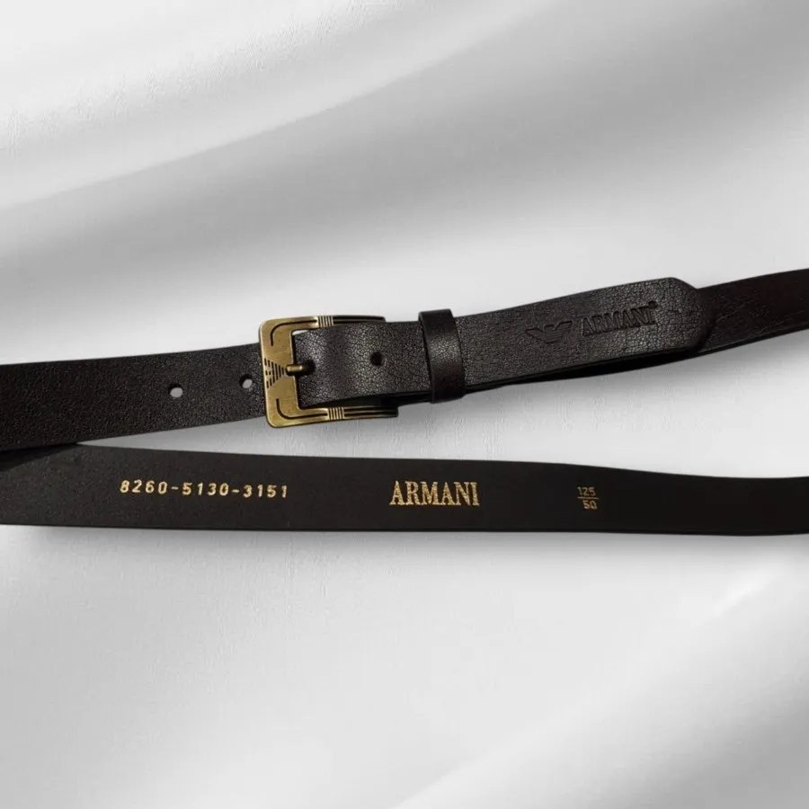 کمربند آرمانی دو رنگ