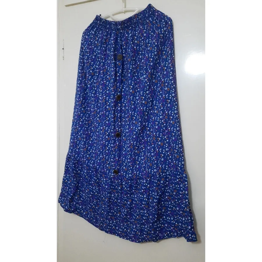 دامن نخی گلدار