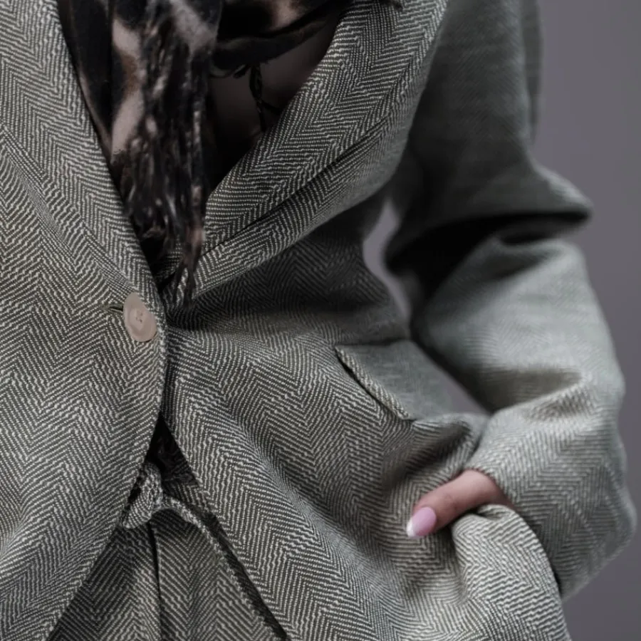 کت شلوار کج راه جناقی