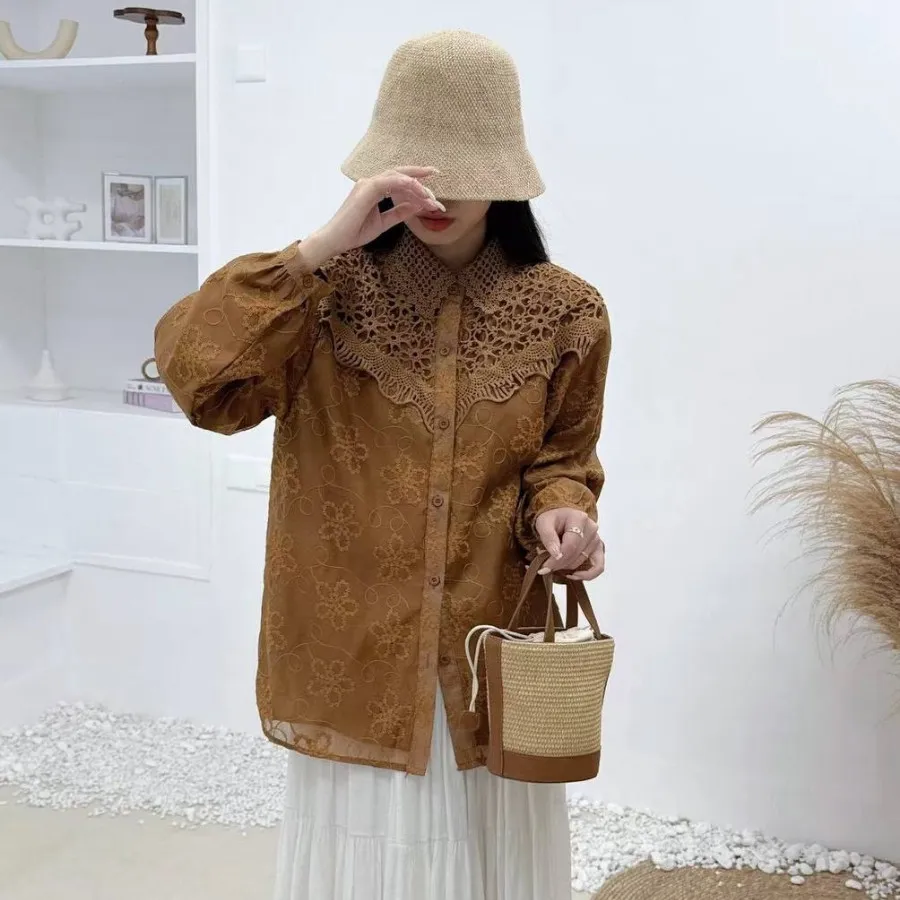 شومیز گلدوزی شده شیک