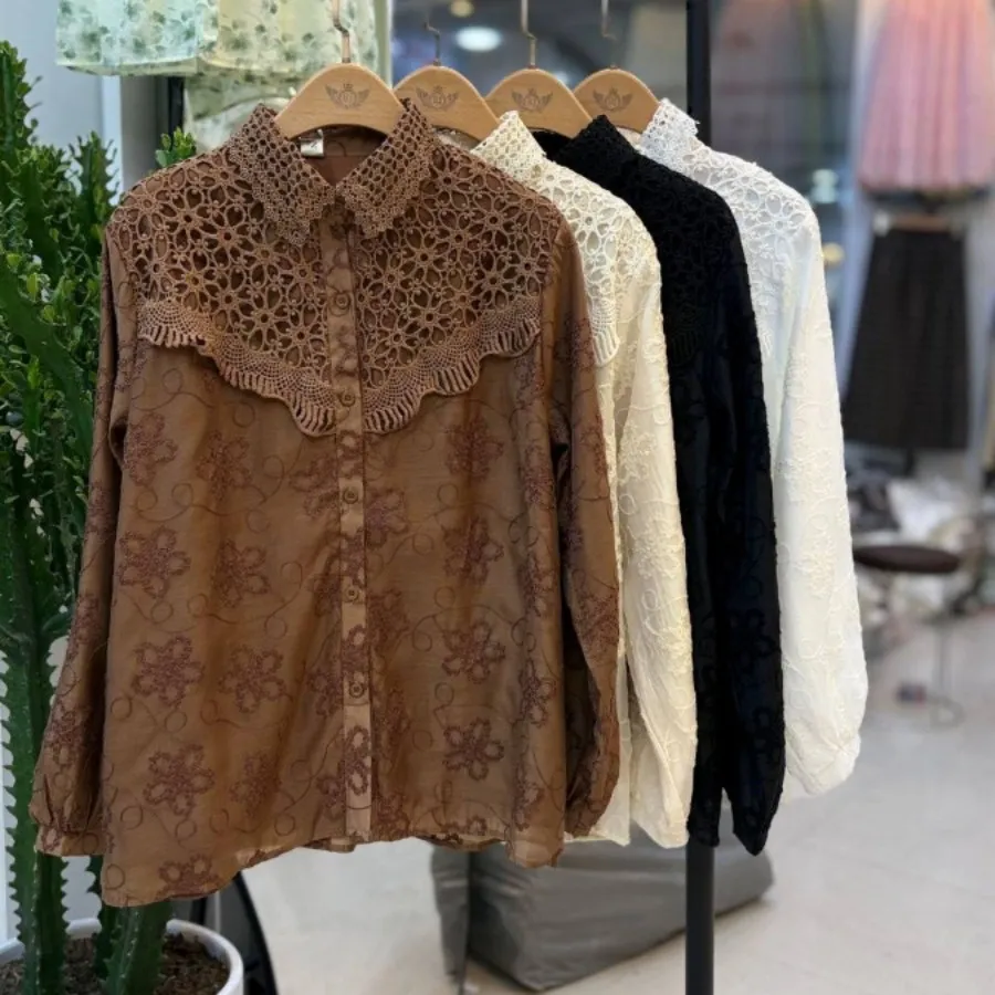 شومیز گلدوزی شده شیک