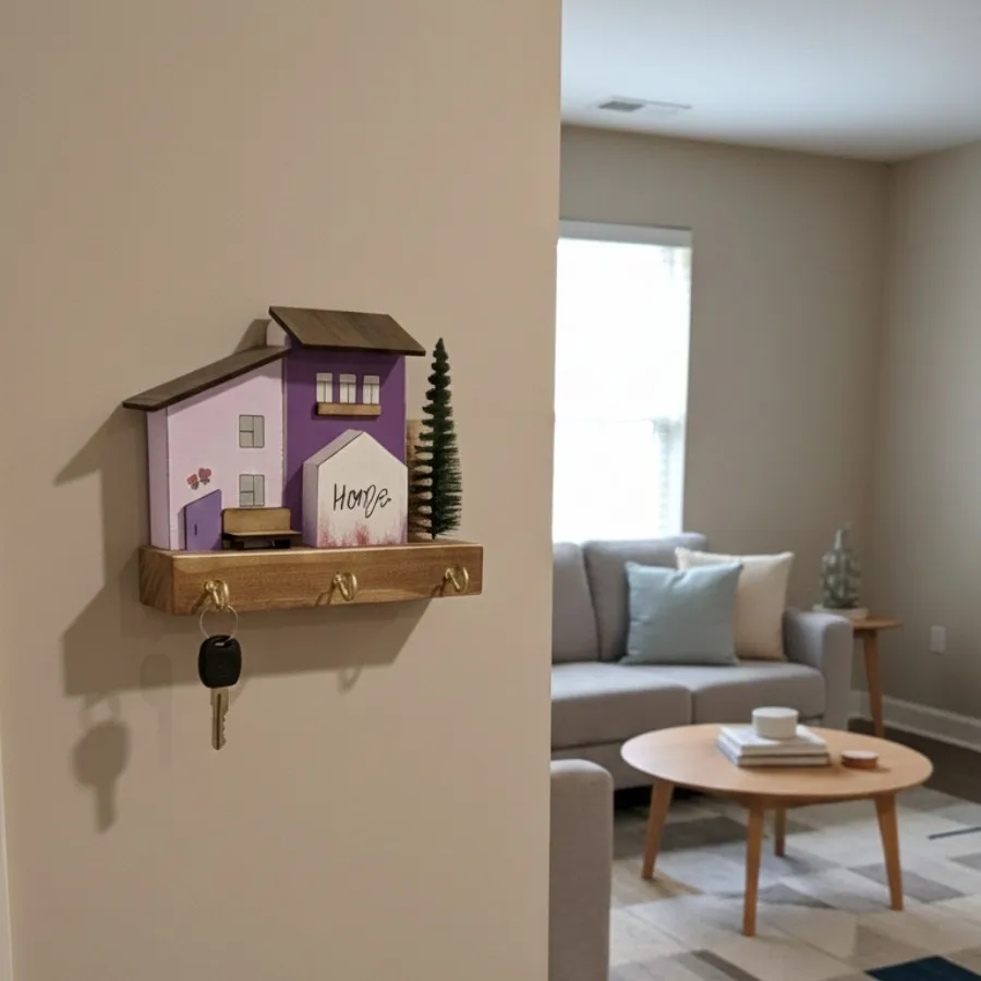 جاکلیدی چوبی مینی