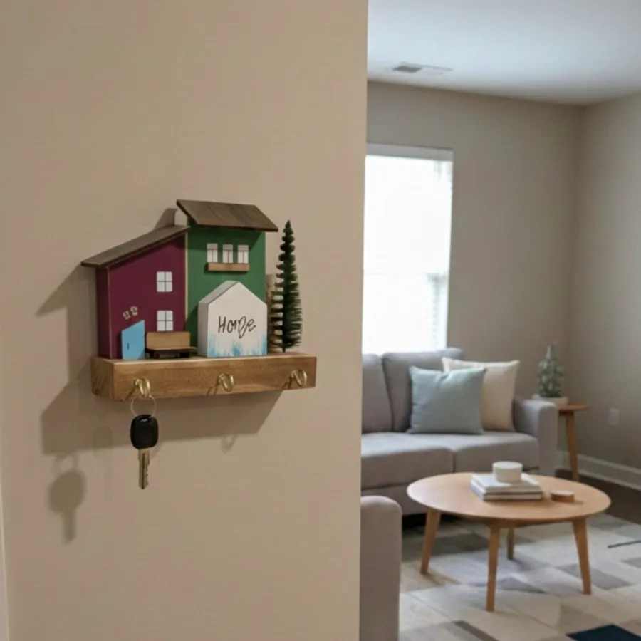 جاکلیدی چوبی مینی