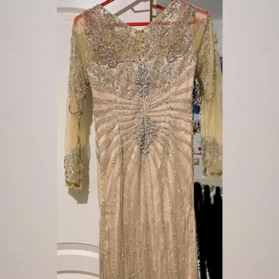 لباس مجلسی تمام سنگ دوزی