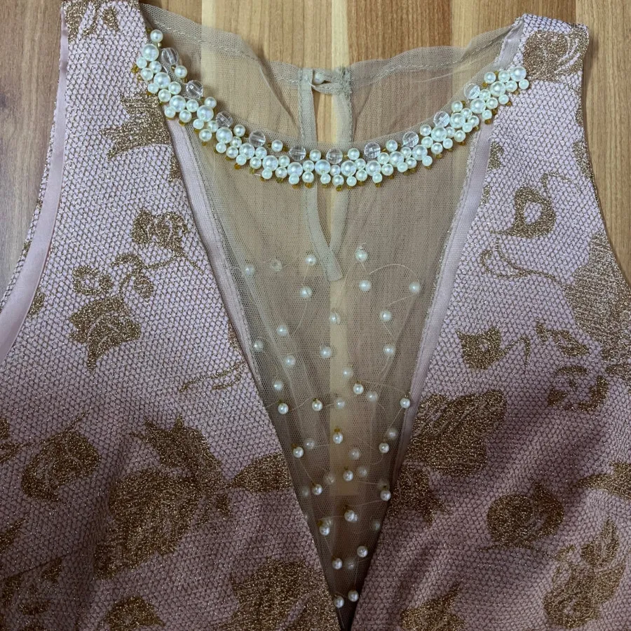 پیراهن مجلسی صورتی