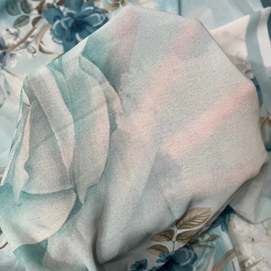 شال سبزآبی+ساعت ست