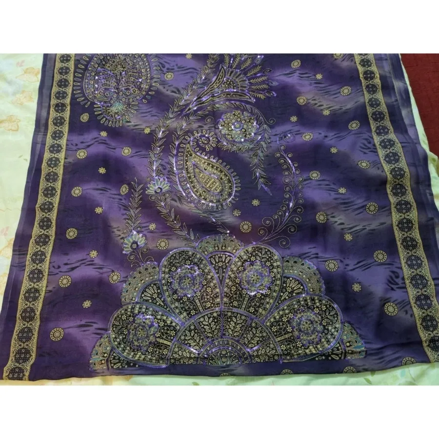 پارچه پیراهن حریر پولکی