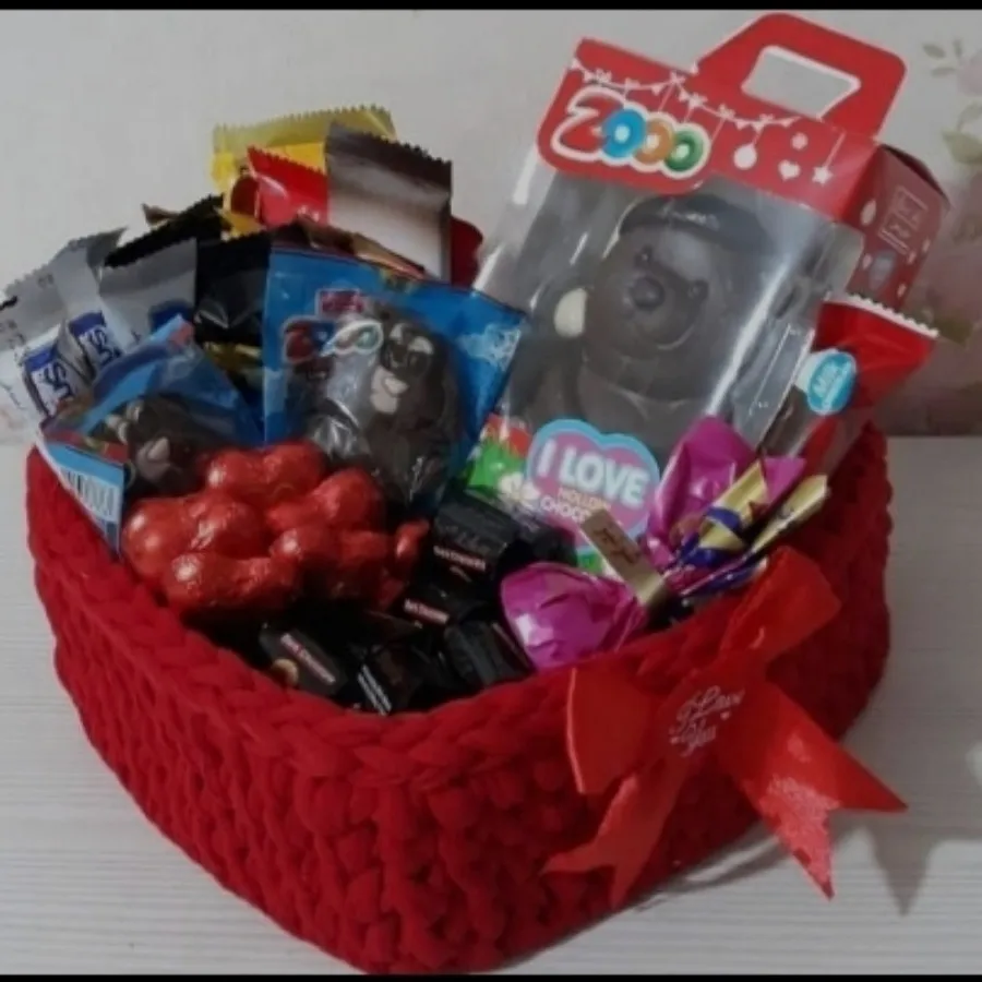 سبد قلبی تریکو