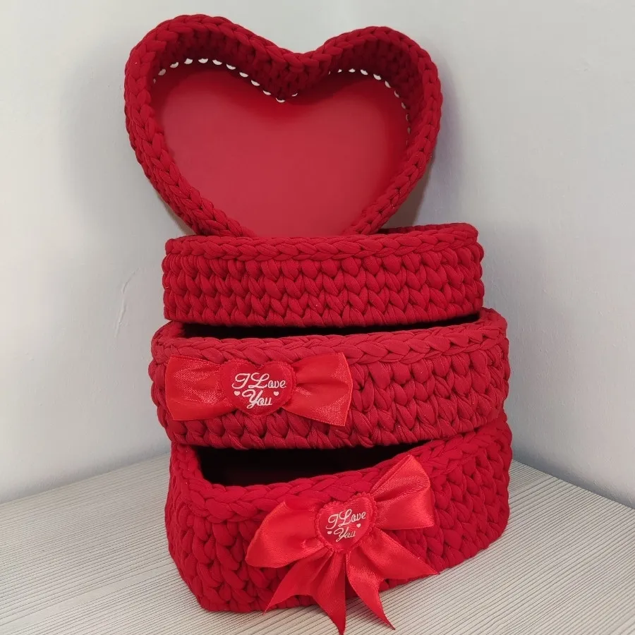 سبد قلبی تریکو