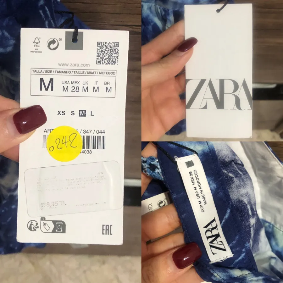 تاپ اورجینال زارا