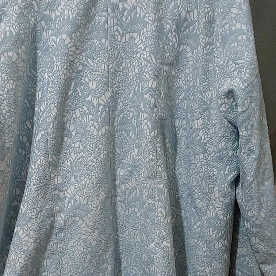 مانتو طرحدارآبی