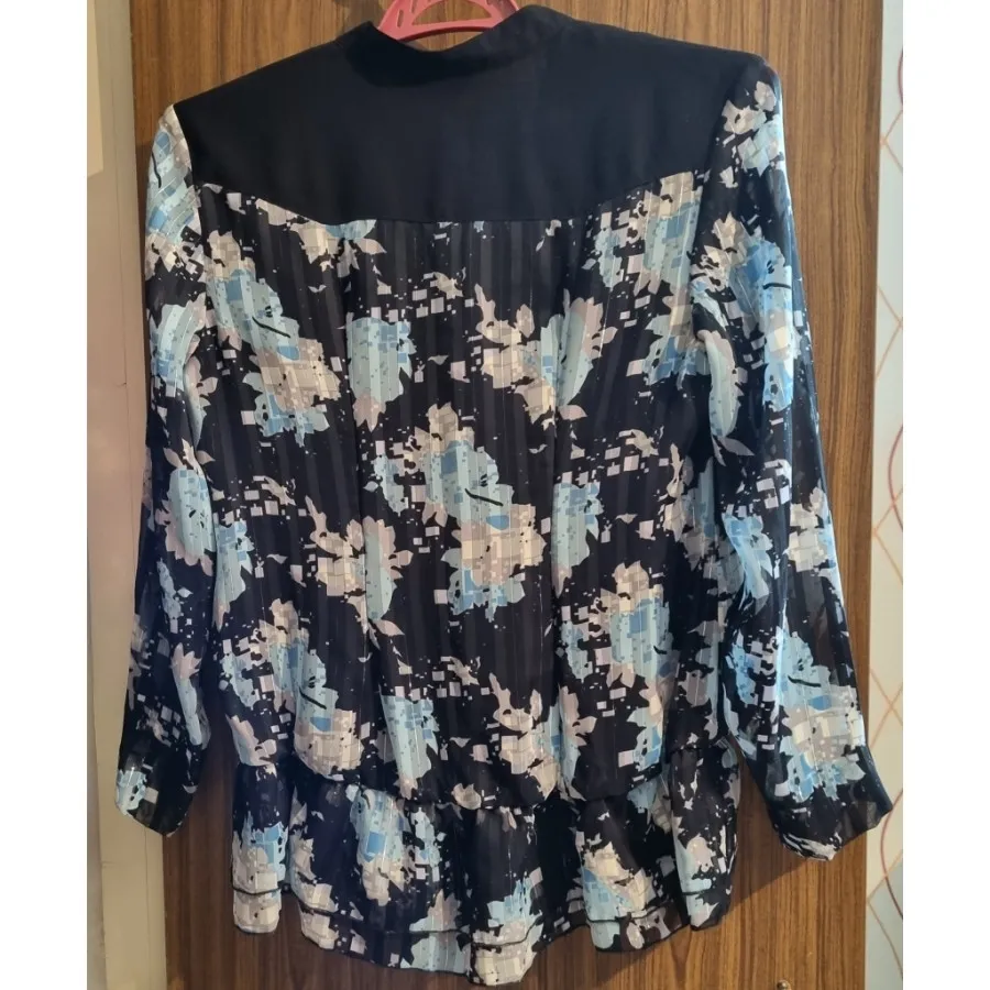 شومیز حریر خارجی، طرح دار