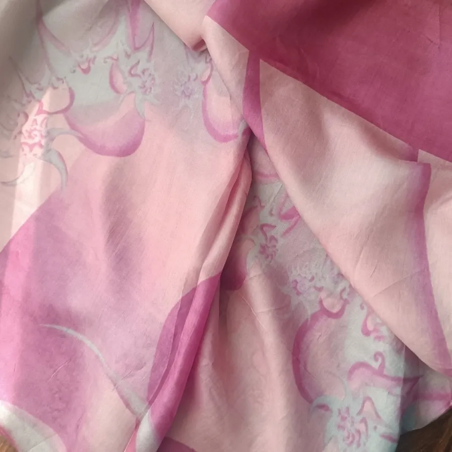 روسری قواره دار حریر هندی