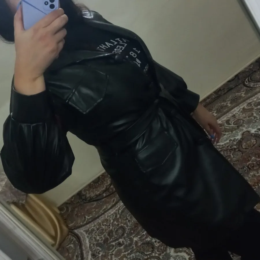 پالتو چرم آستردار زمستونی