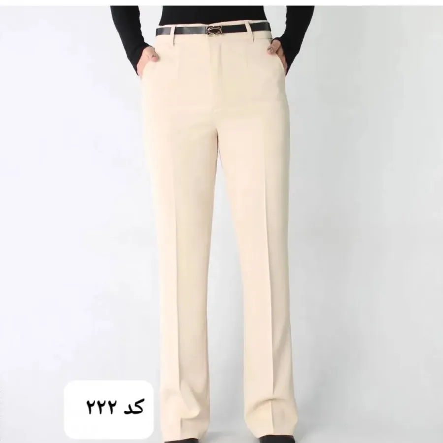 شلوار دمپا زنانه کرم