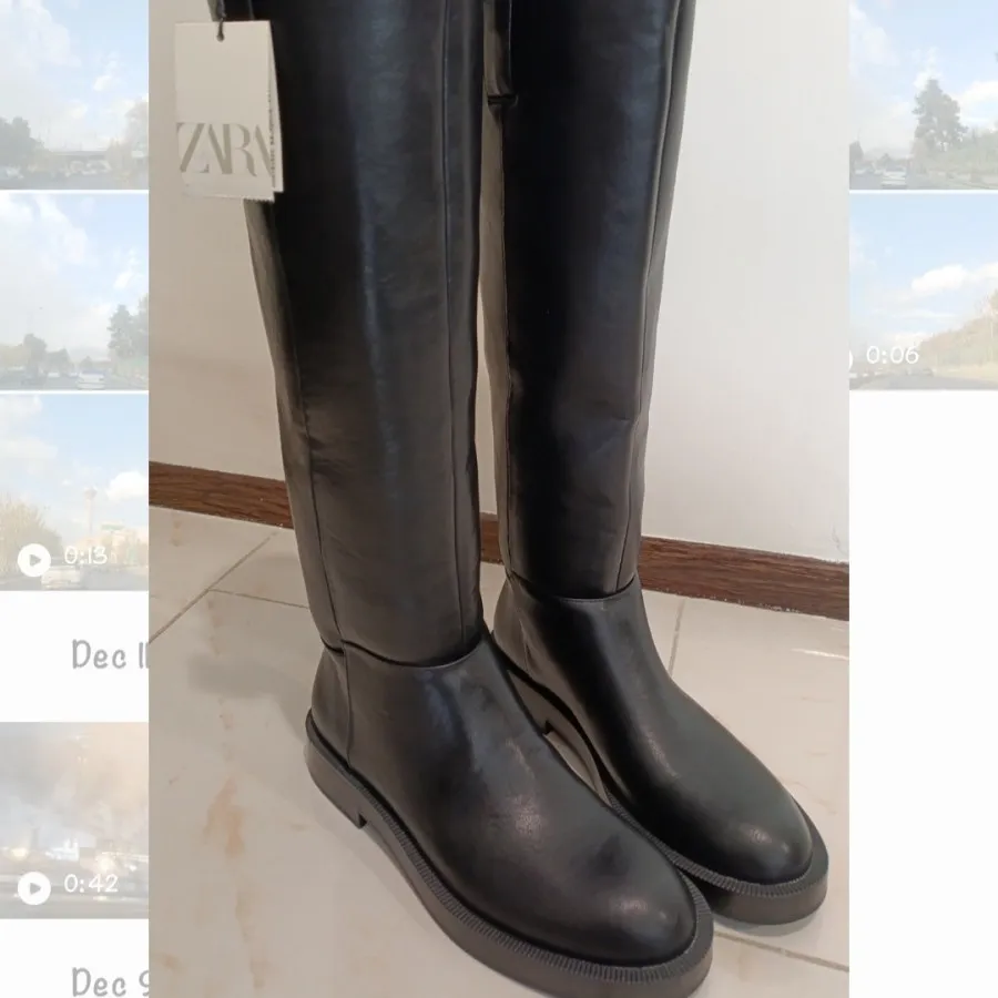 بوت بلند زارا مشکی