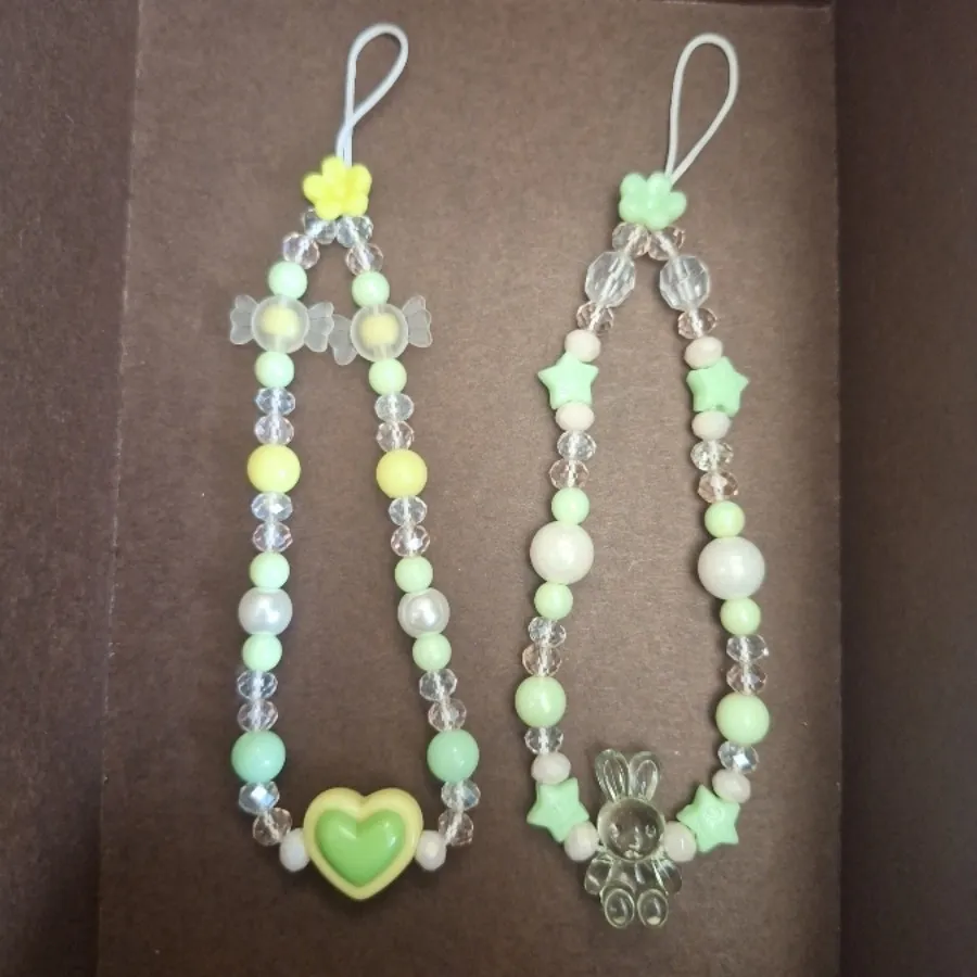 آویز گوشی و کیف سبز