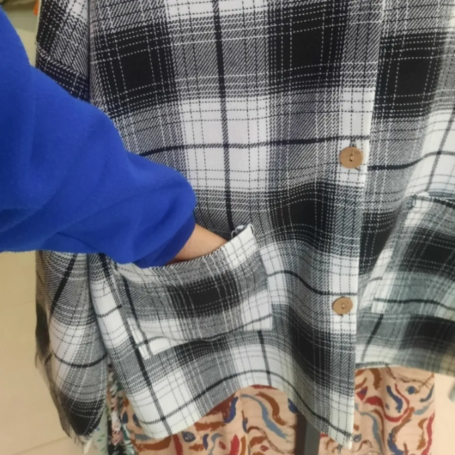 کراپ کت چهارخونه