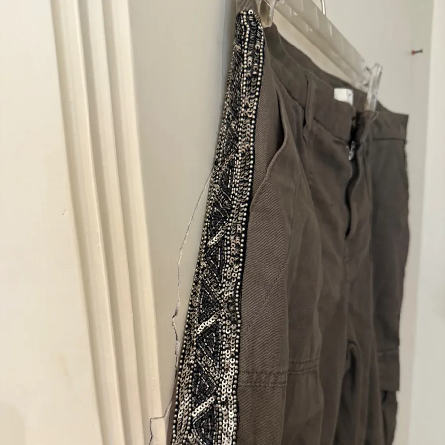 شلوار کتون جیب دار