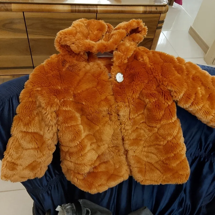 کاپشن خز کودک