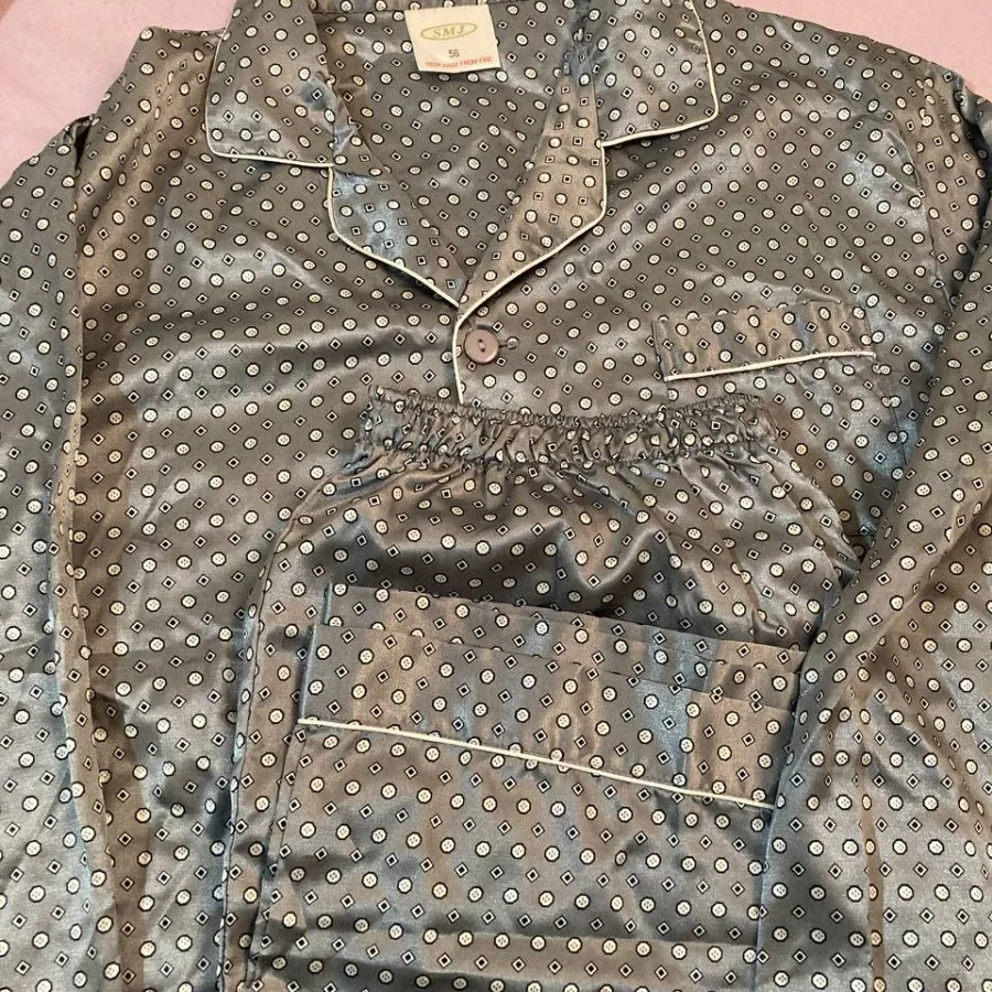 ست راحتی ساتن مردانه