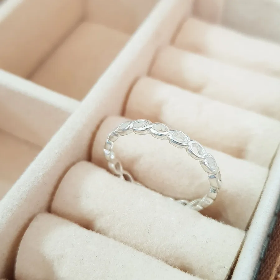 انگشتر نقره 925 طرح دار