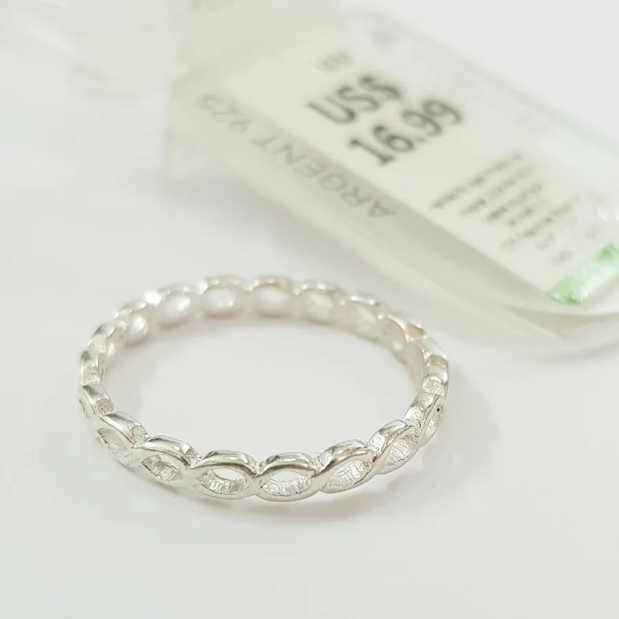 انگشتر نقره 925 طرح دار