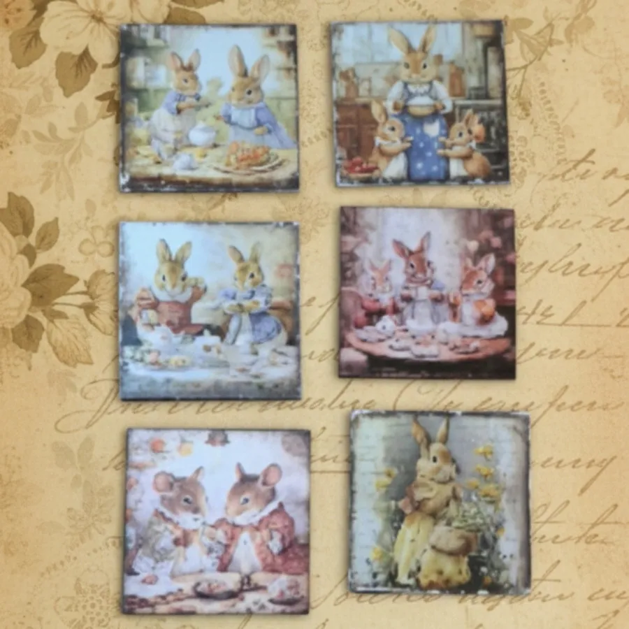 مگنت یخچال چوبی