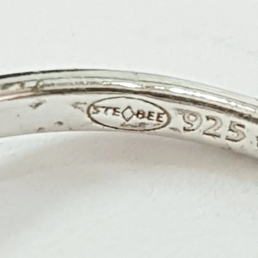 انگشتر نقره 925 نگین درشت