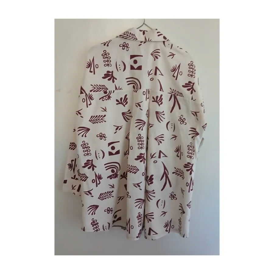 مانتو دخترانه لینن بنفش